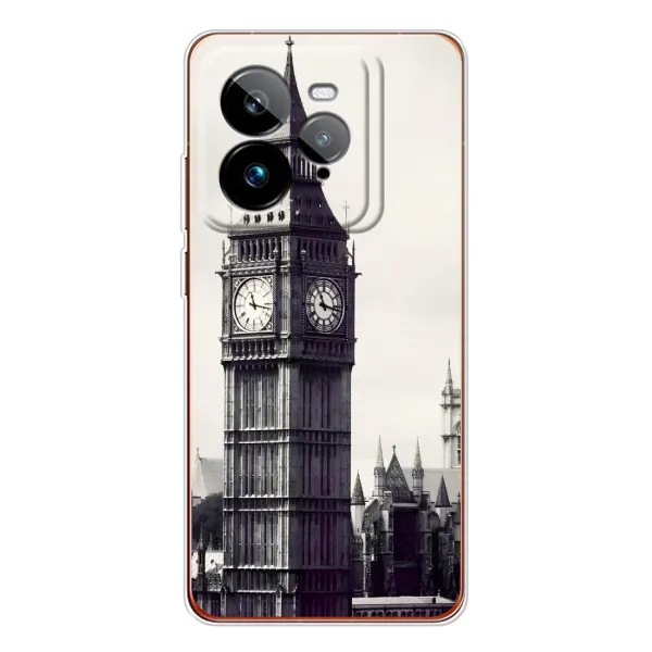 Чехол с рисунком «Биг-Бен» для Realme GT 7Pro Чехол с рисунком «Биг-Бен» для Realme GT 7Pro