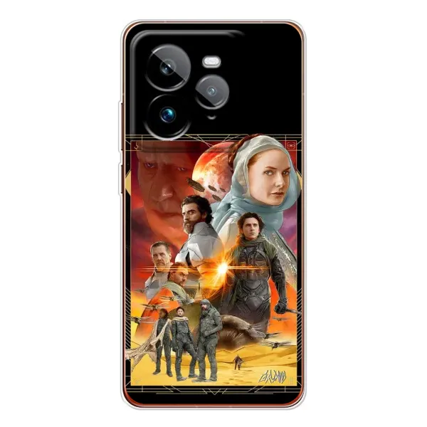 Чехол с рисунком «Д Ю Н А» для Realme GT 7Pro
