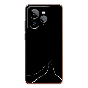 Чохол з картинками на чорному фоні для Realme GT 7Pro (Дорога)
