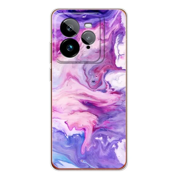 Чехол с рисунком «Фиолетовый мрамор» для Realme GT 7Pro Чехол с рисунком «Фиолетовый мрамор» для Realme GT 7Pro