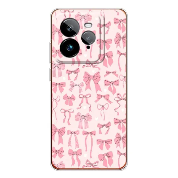 Чехол с рисунком «Фон бантики» для Realme GT 7Pro Чехол с рисунком «Фон бантики» для Realme GT 7Pro