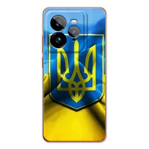 Чохол з картинкою (Патріотичний ГЕРБ) на Realme GT 7Pro (Герб і Прапор України)