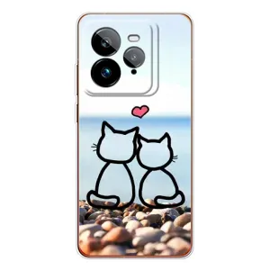 Силіконові Чохли Коханій людині для Realme GT 7Pro (Котейки)