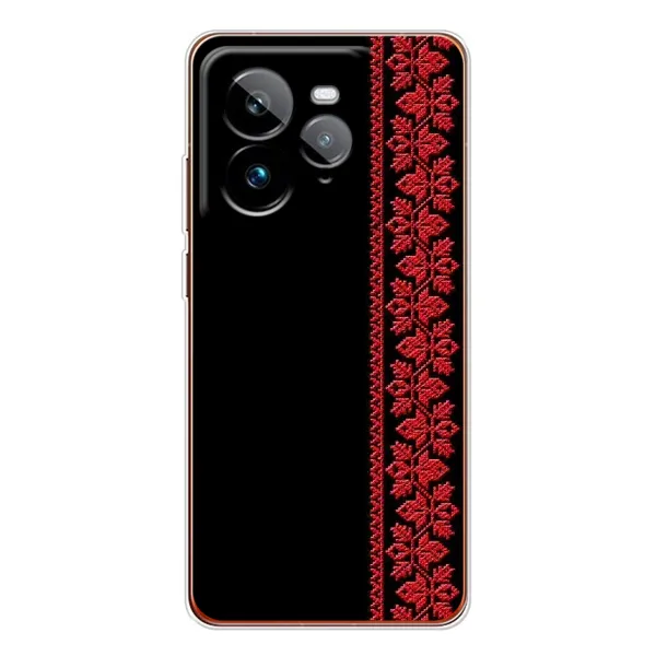 Чехол с рисунком «Красная Вышиванка» для Realme GT 7Pro Чехол с рисунком «Красная Вышиванка» для Realme GT 7Pro