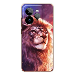 Чехол с картинкой на Realme GT 7Pro (Красочный ЛЕВ)