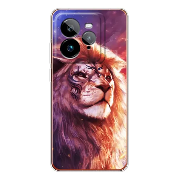 Чехол с рисунком «Красочный ЛЕВ» для Realme GT 7Pro Чехол с рисунком «Красочный ЛЕВ» для Realme GT 7Pro