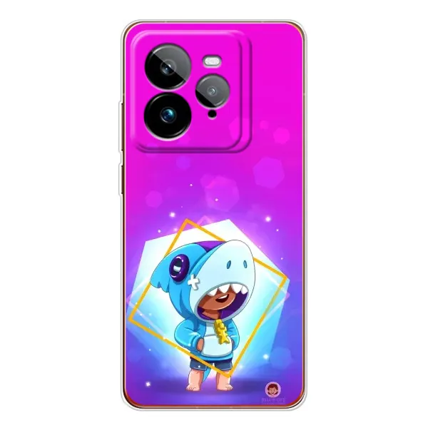 Чехол с рисунком «Леон в костюме Акулы» для Realme GT 7Pro