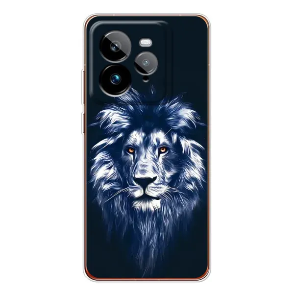 Чехол с рисунком «Лев - синий» для Realme GT 7Pro Чехол с рисунком «Лев - синий» для Realme GT 7Pro