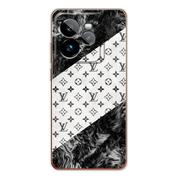 Чехол с рисунком «LV на белом» для Realme GT 7Pro Чехол с рисунком «LV на белом» для Realme GT 7Pro