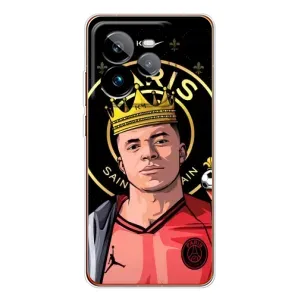 Чохол (TPU) з Футболістом на Realme GT 7Pro (Mbappe King)