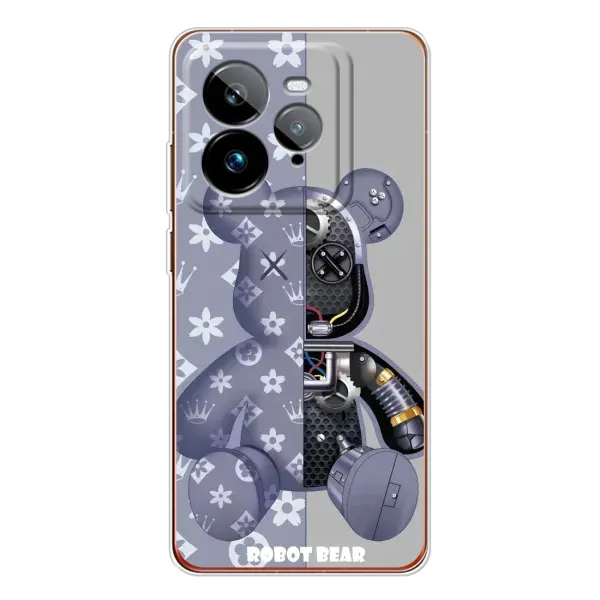 Чехол с рисунком «Медведь Louis Vuitton» для Realme GT 7Pro