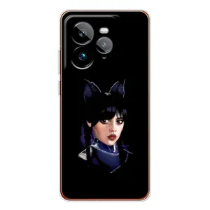 Чохол з картинкою Венсдей на Realme GT 7Pro (Мила Венсдей)