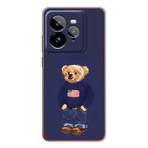 Чехол с рисунком «Мишка USA» для Realme GT 7Pro