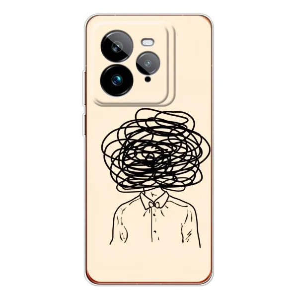 Чехол с рисунком «Мысли» для Realme GT 7Pro Чехол с рисунком «Мысли» для Realme GT 7Pro