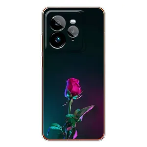 Чехлы с принтом Розочки для Realme GT 7Pro (Ночная роза)