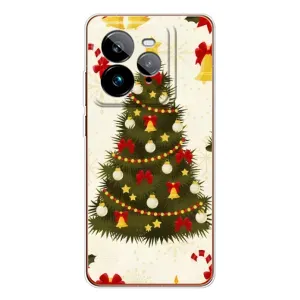 Чехол Новогодняя Елка на Realme GT 7Pro (Новогодний принт)