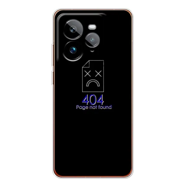 Чехол с рисунком «Ошибка 404» для Realme GT 7Pro Чехол с рисунком «Ошибка 404» для Realme GT 7Pro
