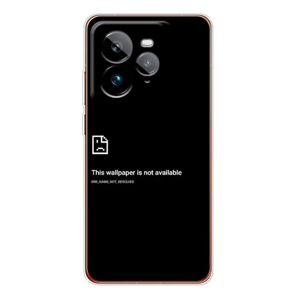 Чехол с рисунком «Ошибка» для Realme GT 7Pro Чехол с рисунком «Ошибка» для Realme GT 7Pro