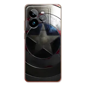 Чохол с Щітом Капітана Америки на Realme GT 7Pro (Ретро Щит Капітана)