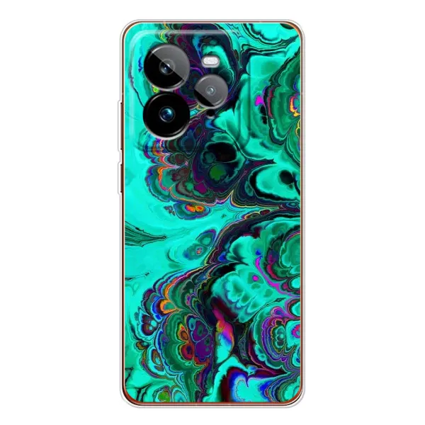 Чехол с рисунком «Салатный мрамор» для Realme GT 7Pro Чехол с рисунком «Салатный мрамор» для Realme GT 7Pro