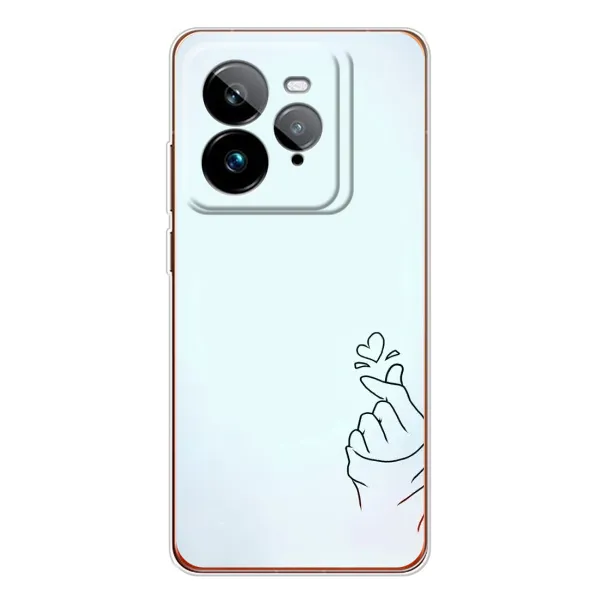 Чехол с рисунком «Сердце на голубом» для Realme GT 7Pro Чехол с рисунком «Сердце на голубом» для Realme GT 7Pro
