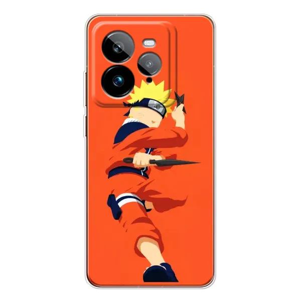 Чехол с рисунком «Силуэт Наруто» для Realme GT 7Pro