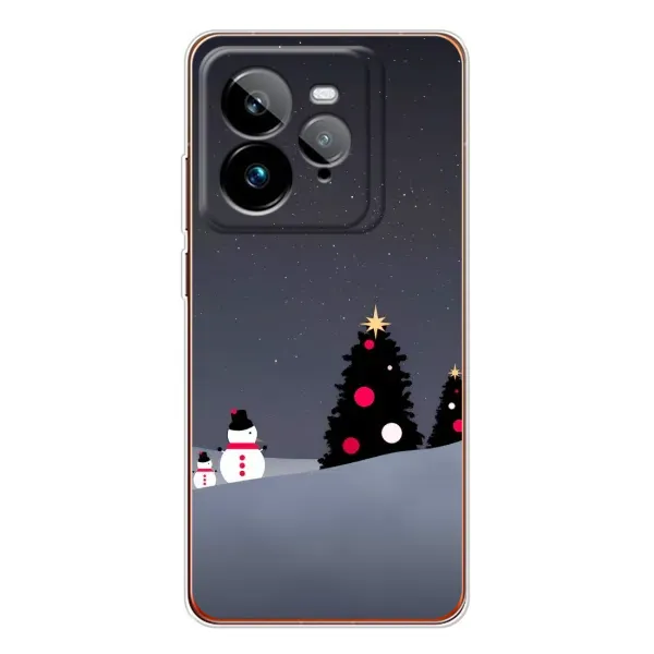 Чехол с рисунком «Снеговички» для Realme GT 7Pro Чехол с рисунком «Снеговички» для Realme GT 7Pro