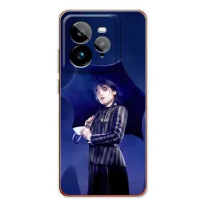 Чохол з картинкою Венсдей на Realme GT 7Pro (Венсдей з парасолькою)