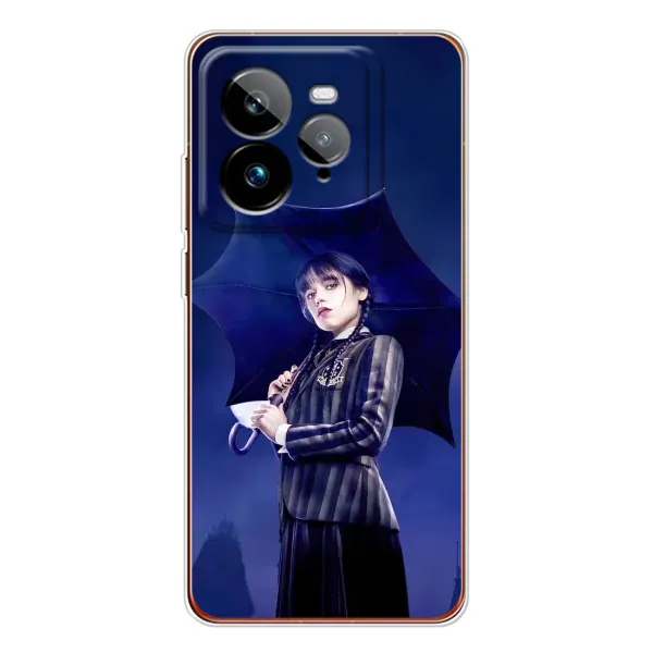 Чехол с рисунком «Уэнсдей с зонтом» для Realme GT 7Pro Чехол с рисунком «Уэнсдей с зонтом» для Realme GT 7Pro