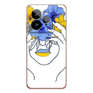 Чехол на Realme GT 7Pro Украинский дизайн (Украинка на всю голову)