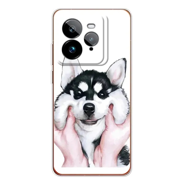 Чехол с рисунком «Собака Хаски» для Realme GT 7Pro Чехол с рисунком «Собака Хаски» для Realme GT 7Pro