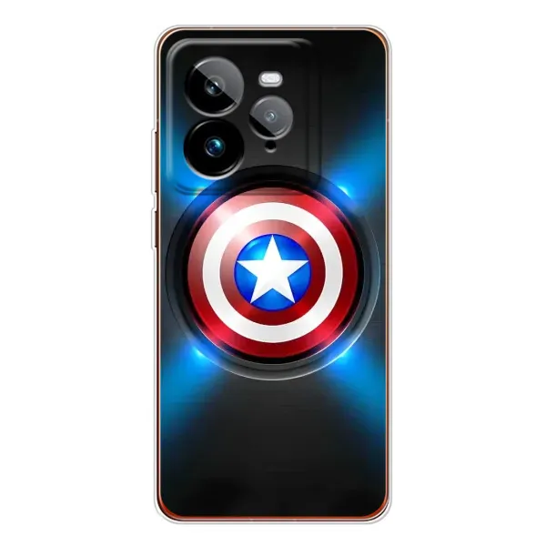 Чехол с рисунком «Яркий Щит Капитана» для Realme GT 7Pro Чехол с рисунком «Яркий Щит Капитана» для Realme GT 7Pro