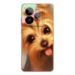 Чохол (ТПУ) Милі песики для Realme GT 7Pro (Йоркширський тер'єр)