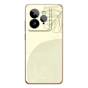 Чохол квітковий дизайн для Realme GT 7Pro (Зелений фон)