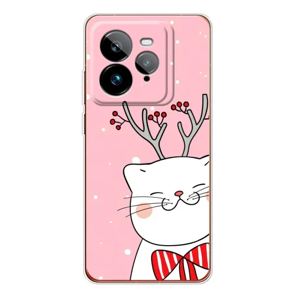 Чехол с рисунком «Зимний кот» для Realme GT 7Pro Чехол с рисунком «Зимний кот» для Realme GT 7Pro