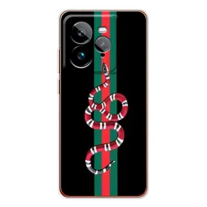 Чехлы Бренд GUCCI для Realme GT 7Pro (Змей Гуччи)