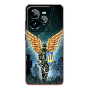 Патріотичний Чохол для Realme GT 7Pro (ЗСУ з крильми)