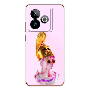 Чехол с Прикольным принтом на Realme GT 7T (АРТ Статуя)
