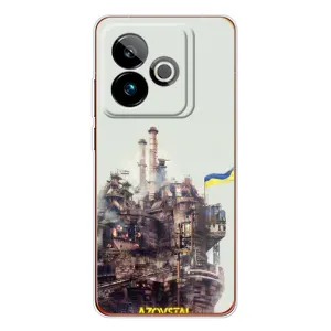 Чехлы на военную тематику для Realme GT 7T (Азовсталь)