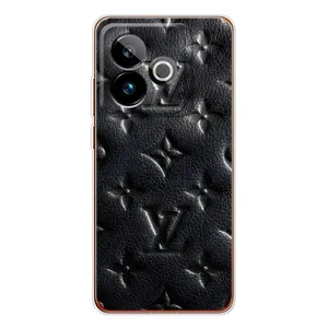 Текстурный Чехол Louis Vuitton для ДжиТи 7Т (Черный ЛВ)