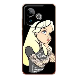 Чехол Стильные девушки на Realme GT 7T (Девушка обиделась)