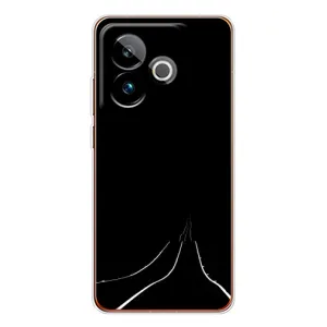 Чохол з картинками на чорному фоні для Realme GT 7T (Дорога)
