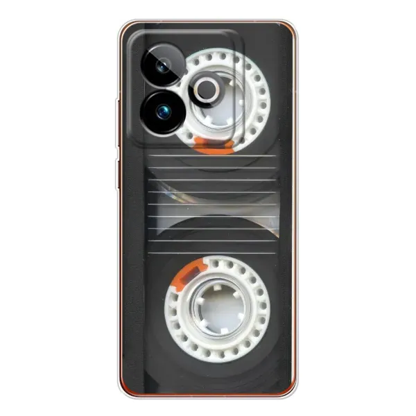 Чехол с рисунком «Кассета магнитофона» для Realme GT 7T Чехол с рисунком «Кассета магнитофона» для Realme GT 7T