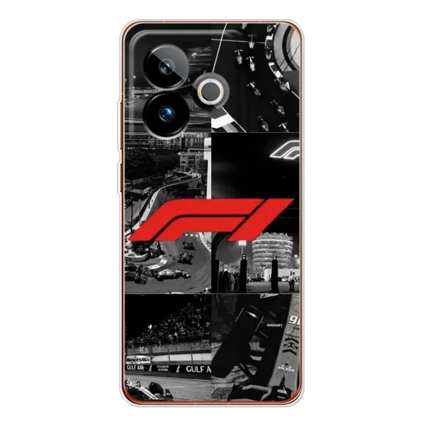 Чехол с рисунком «Коллаж Формула 1» для Realme GT 7T Чехол с рисунком «Коллаж Формула 1» для Realme GT 7T