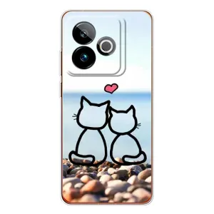 Силиконовые Чехлы Любимому человеку для Realme GT 7T (Котейки)