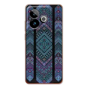 Силиконовый Чехол на Realme GT 7T (Крутой орнамент)