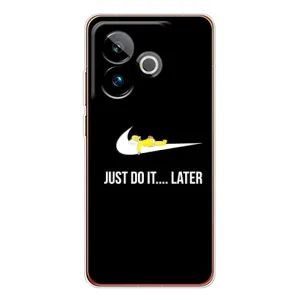 Силиконовый Чехол на Realme GT 7T с картинкой Nike (Later)