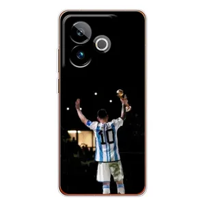 Чехлы Лео Месси Аргентина для Realme GT 7T (Лео Чемпион)