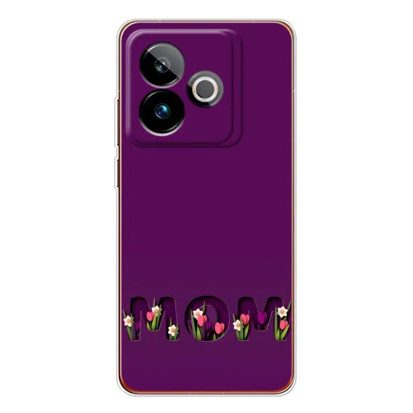 Чехол с рисунком «Мама с цветами» для Realme GT 7T Чехол с рисунком «Мама с цветами» для Realme GT 7T