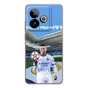 Чехол (TPU) с Футболистом на Realme GT 7T (Mbappe Real)
